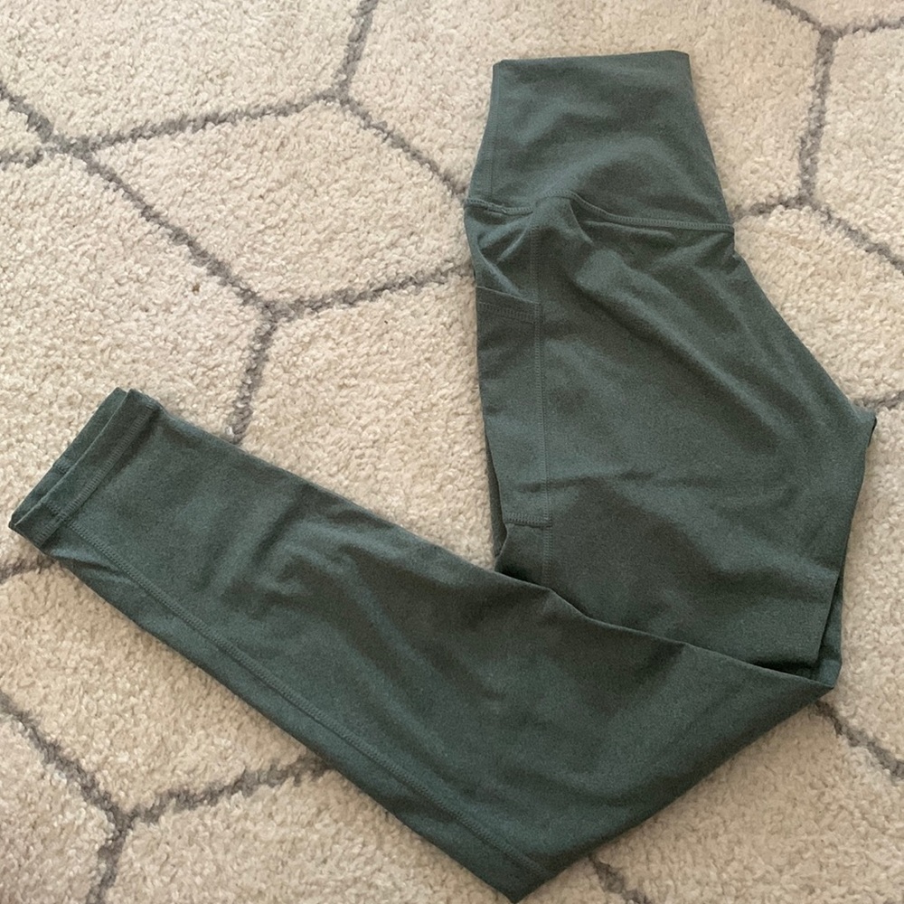 Green colorful koala leggings